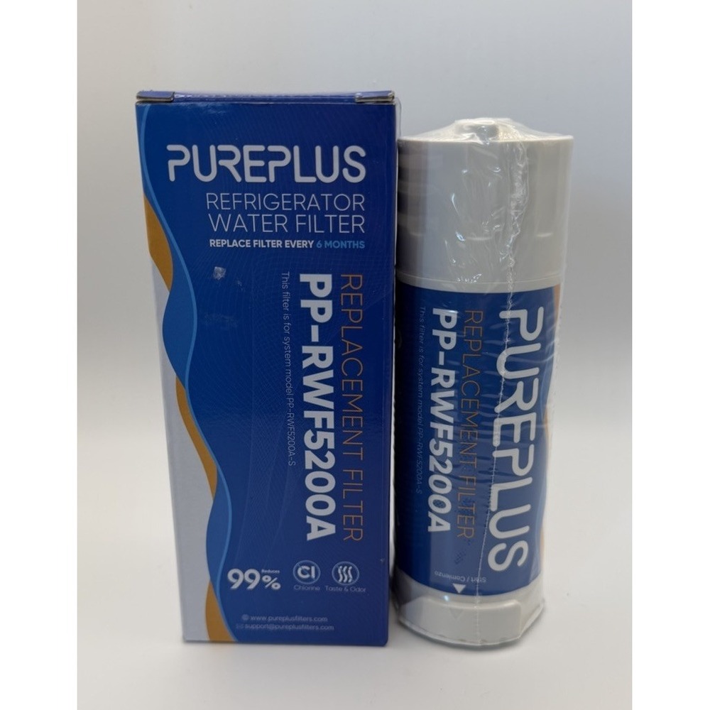 PurePlus PP-RWF5200A Refrigerator Water Filter Reduces Chlorine BPA Free